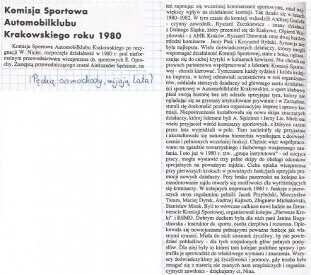Zapowiedź RSMP - 1980r